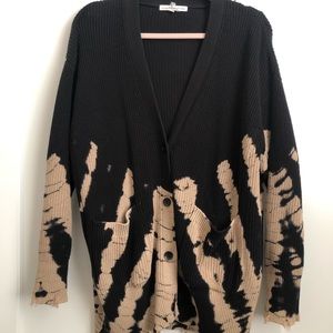 Tie dye cardigan